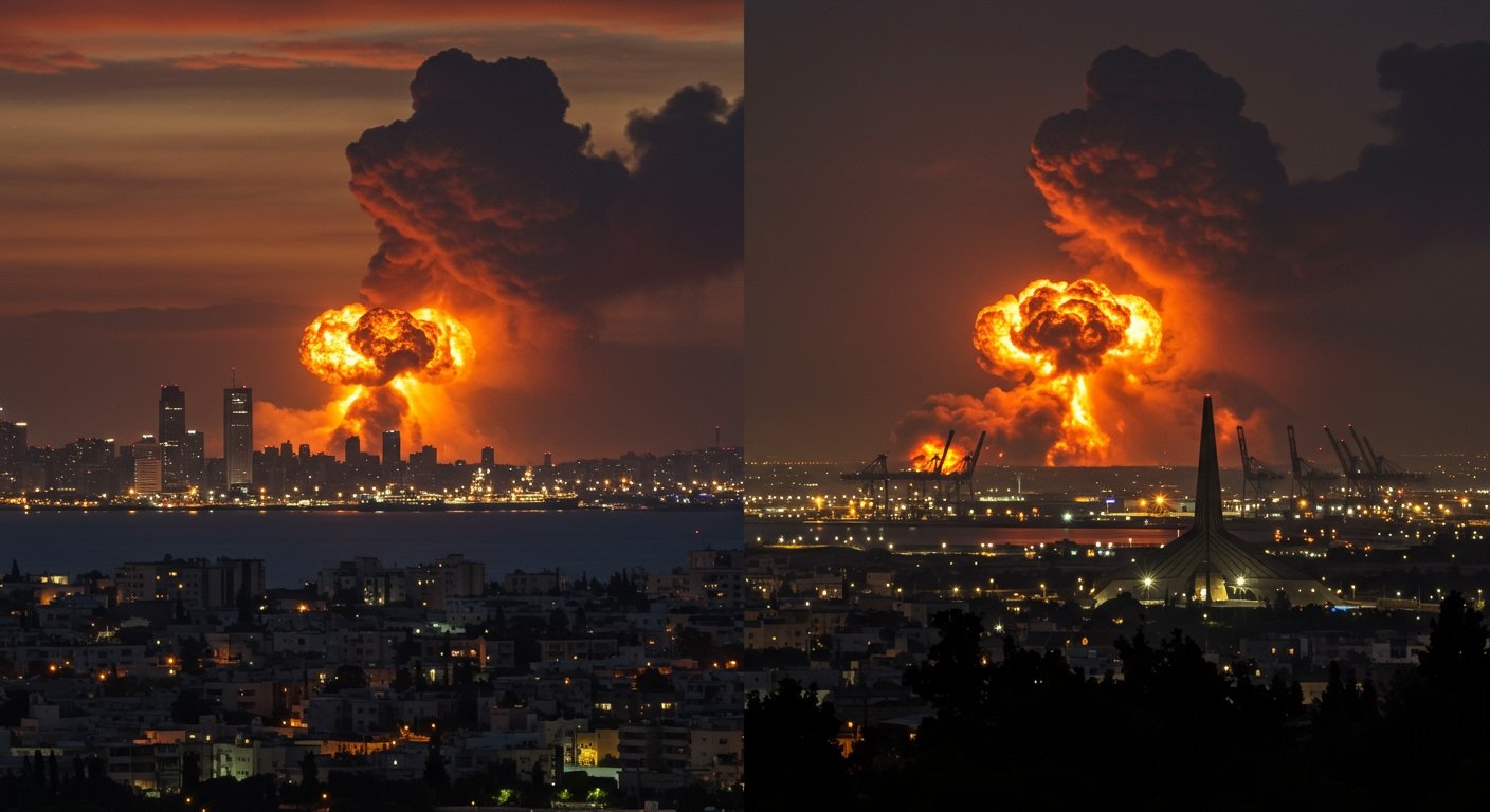 Escalation Alert: Iranian Missiles Strike Israel as Tehran Rocked by Explosions After US Raid on Nuclear Sites