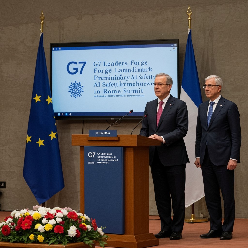 G7 Leaders Forge Landmark Preliminary AI Safety Framework in Rome Summit