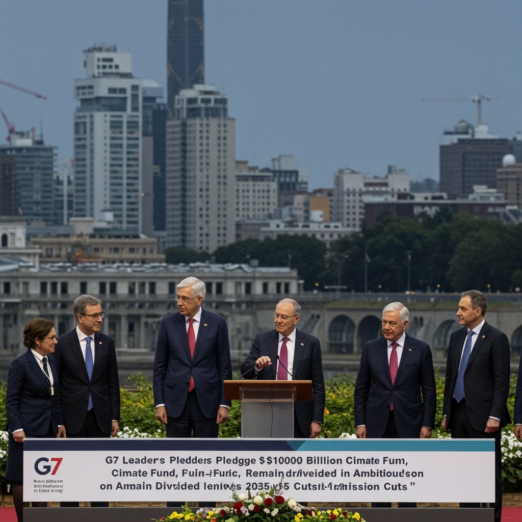 G7 Leaders Pledge $100 Billion Climate Fund, Remain Divided on Ambitious 2035 Emission Cuts