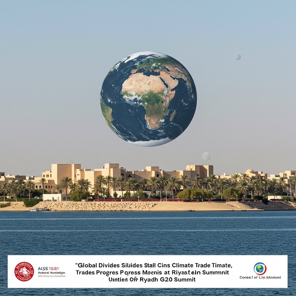 Global Divides Stall Climate, Trade Progress at Riyadh G20 Summit