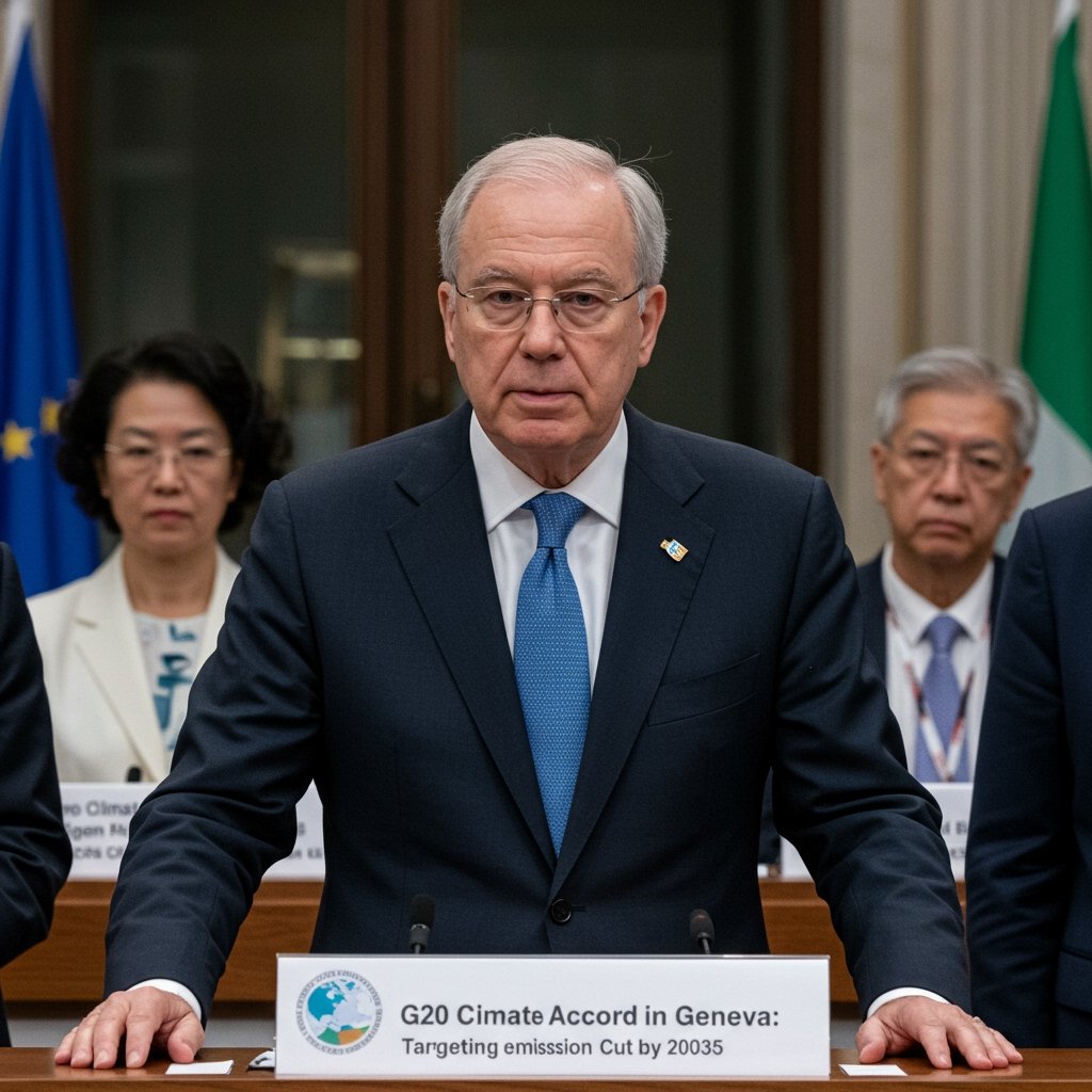 Historic G20 Climate Accord Signed in Geneva: Targeting 40% Emissions Cut by 2035