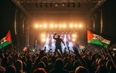 Irish Rap Trio Kneecap Performs at Glastonbury Amid Terror Charge, Political Opposition