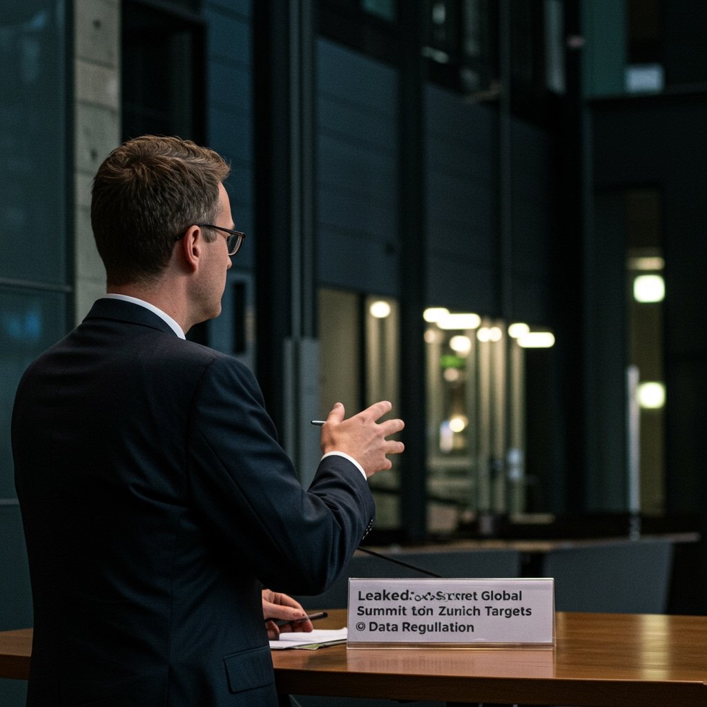 Leaked: Secret Global Tech Summit in Zurich Targets Unified AI, Data Regulation