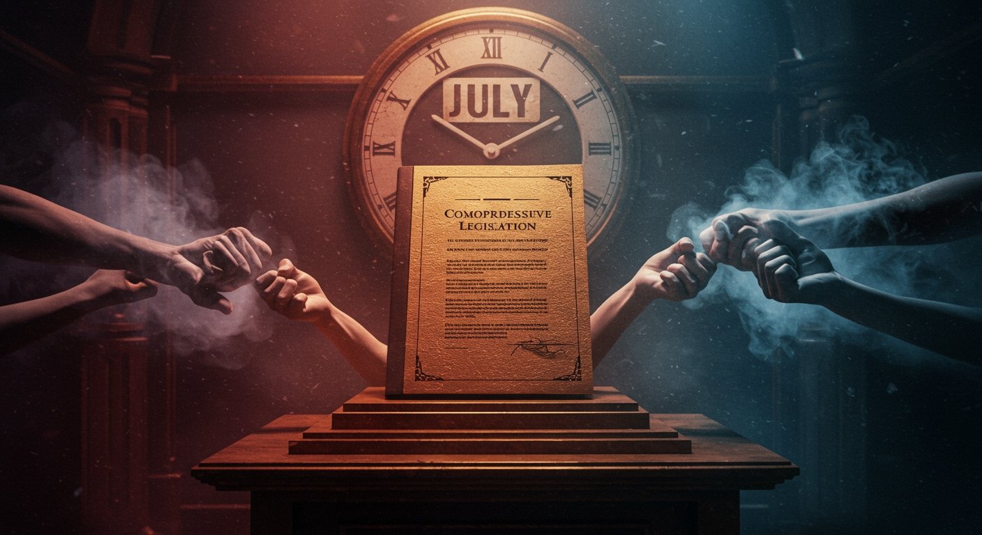 Trump's 'Big Beautiful Bill' Nears Senate Vote Amidst July 4 Deadline Pressure, House Opposition Rises