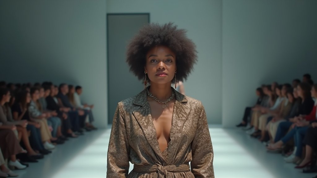 First Nations Artist Simone Thomson Makes Stunning Runway Debut at Country to Couture, Showcasing Deep Cultural Narratives