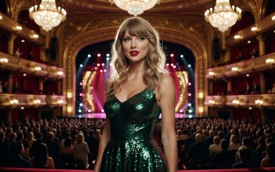 Taylor Swift attends the 2026 iHeartRadio Music Awards as the most-nominated artist.