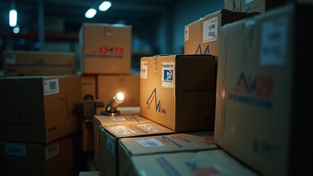 USPS delivery truck on a highway at dusk symbolizing increased shipping costs due to the Iran war