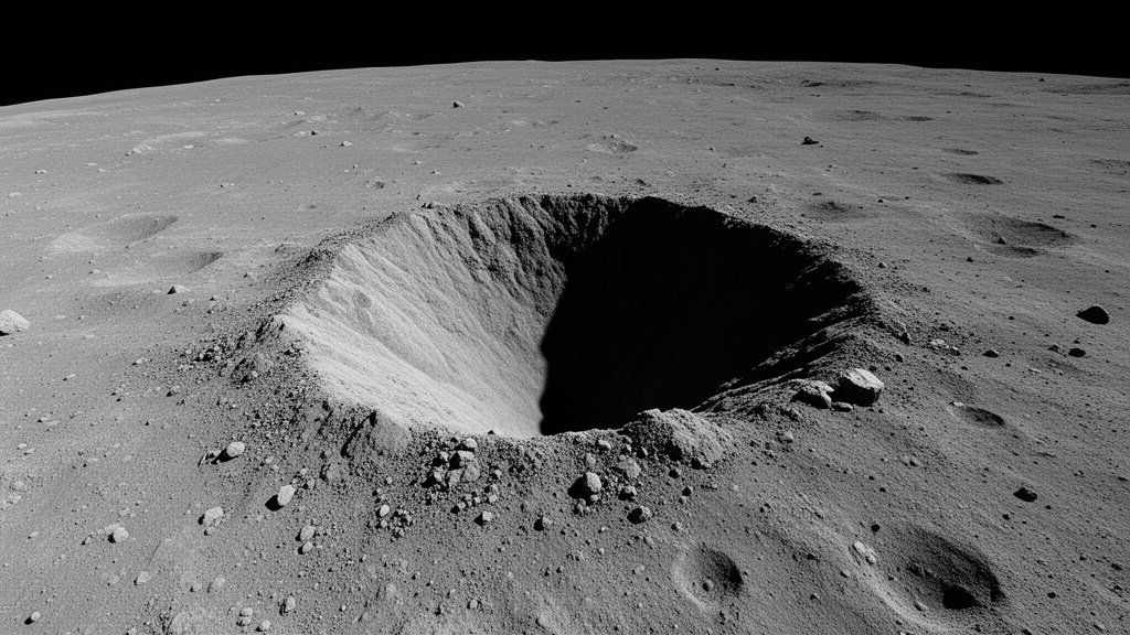 SpaceX Rocket Fragment Slams into Moon: 60ft Crater Found